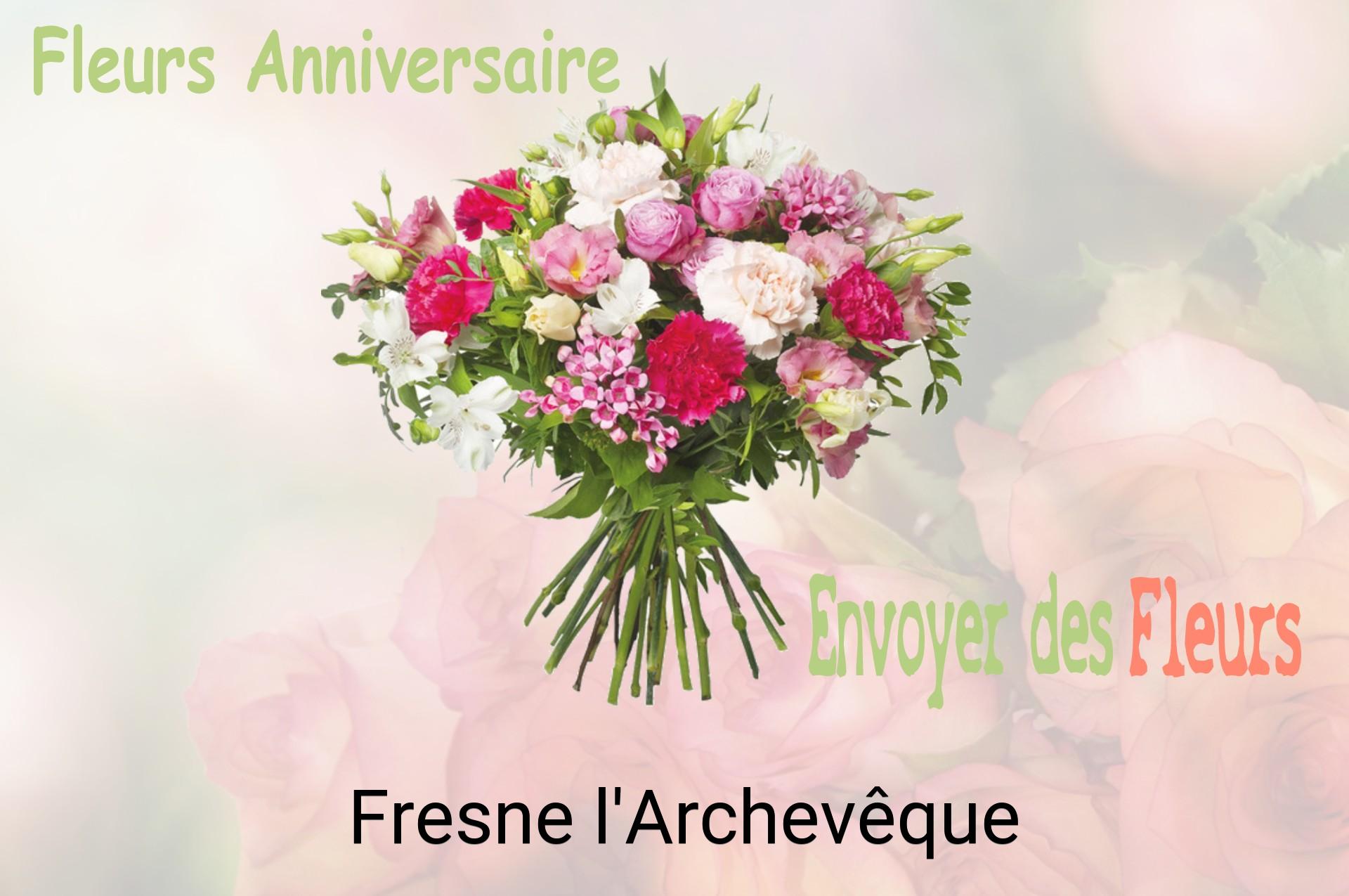 Bouquet de fleurs d’anniversaire livré à Fresne-l'Archevêque